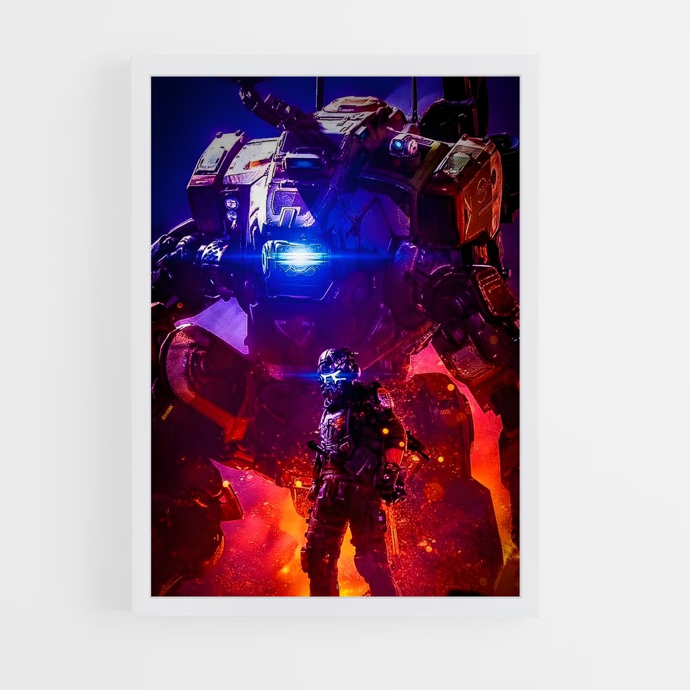 Poster Transformers : L'Alliance des Héros – affiche Titanfall (vue 3)